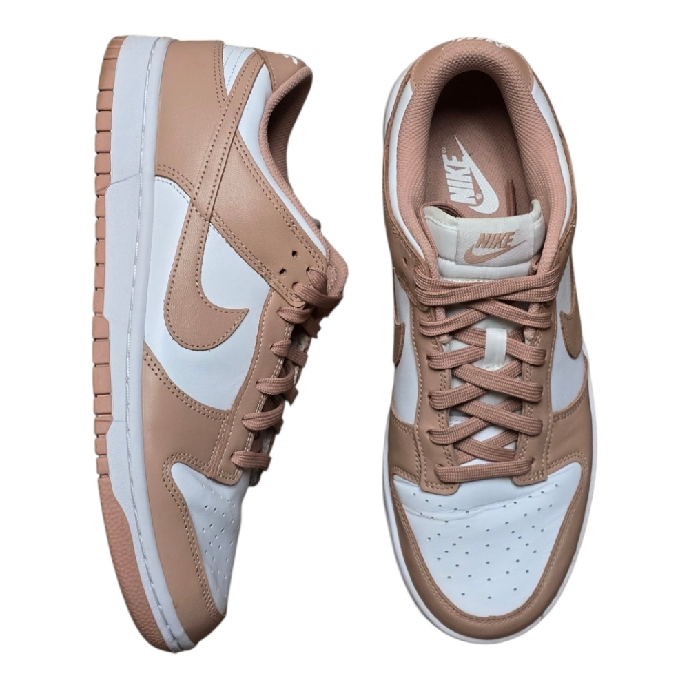 Nike Dunk Low Shoes 'Rose Whisper' White Pink DD1503-118 Women's Size 11.5